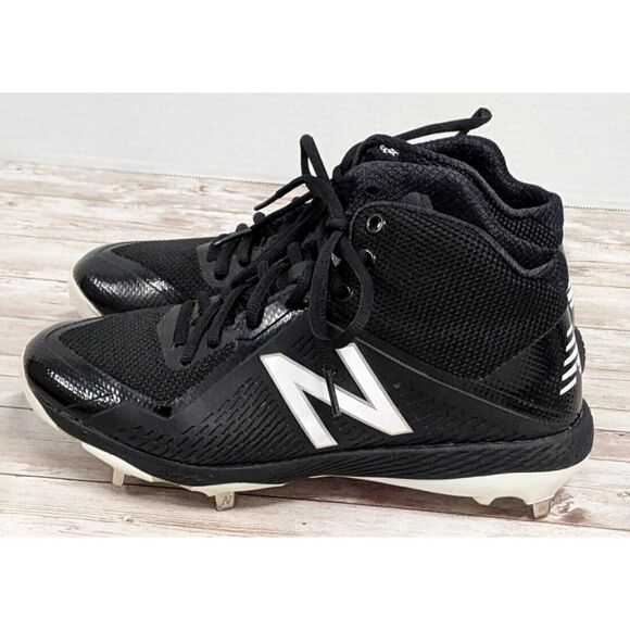 New Balance Mens Size 7 2E Black Data Driven Platform Baseball Shoes M4040BK4 main image 10